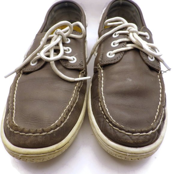 Sperry Topsiders/ Medium Gray Leather/ Men's Size 9 - Picture 2 of 7